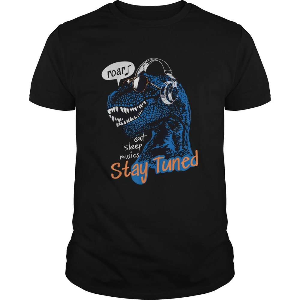 Trex Dinosaur Music Shirt